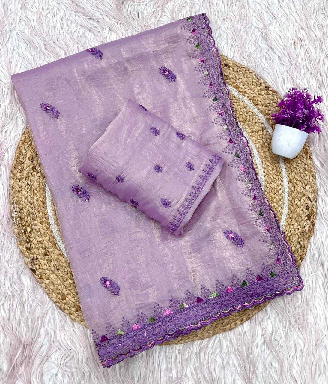 Aashirvi Soft Gold Crush Designer Saree