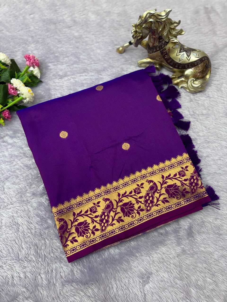 Axali Paithani Silk Saree