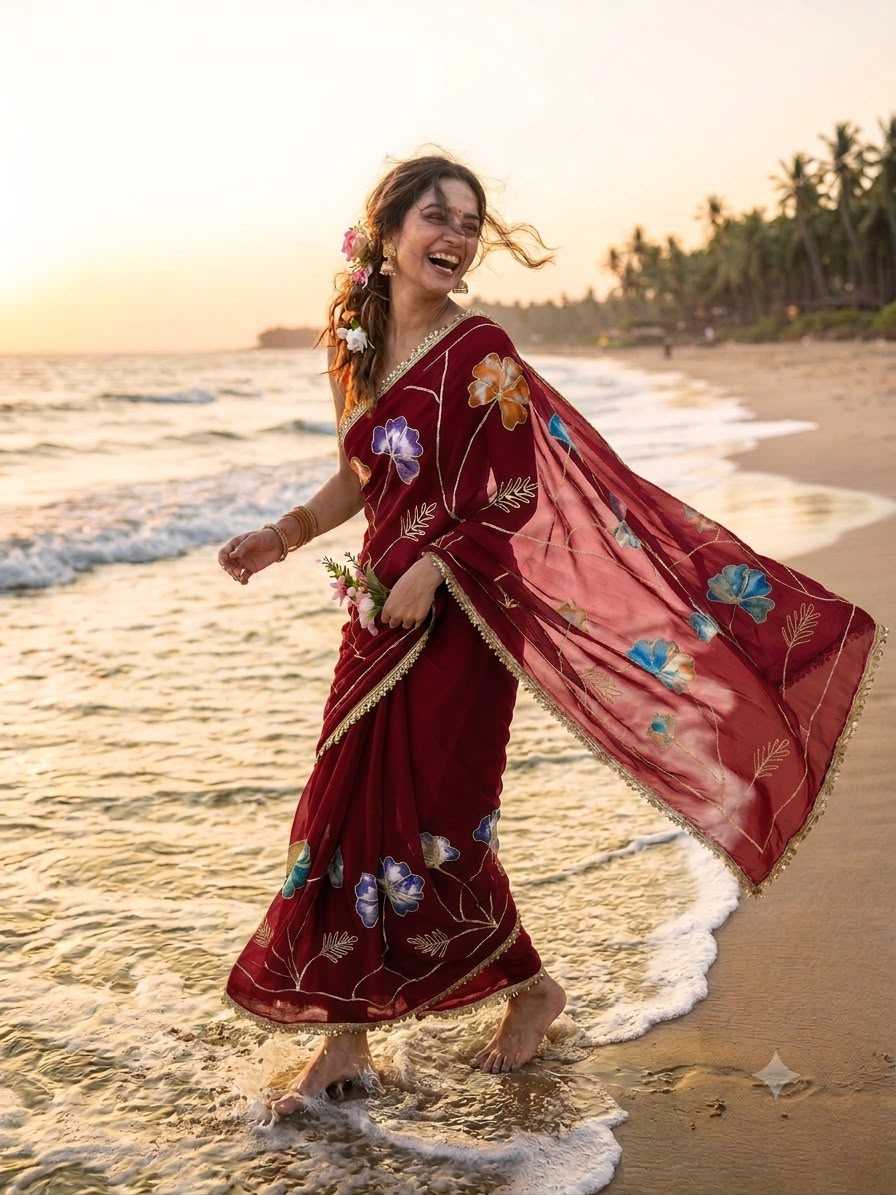 Printed Saree