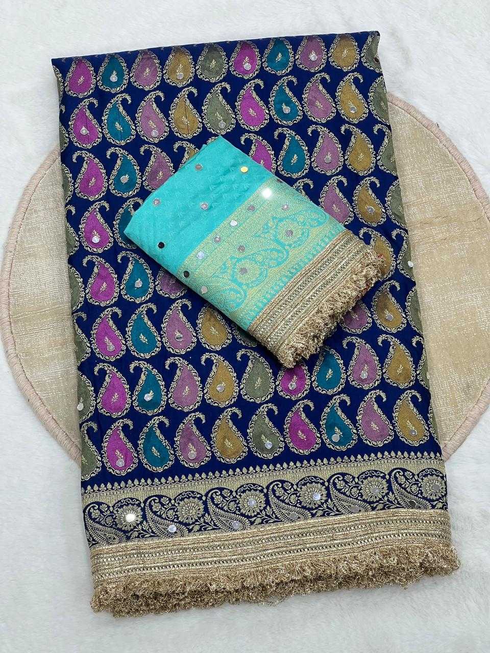 New Satin Silk Designer Saree