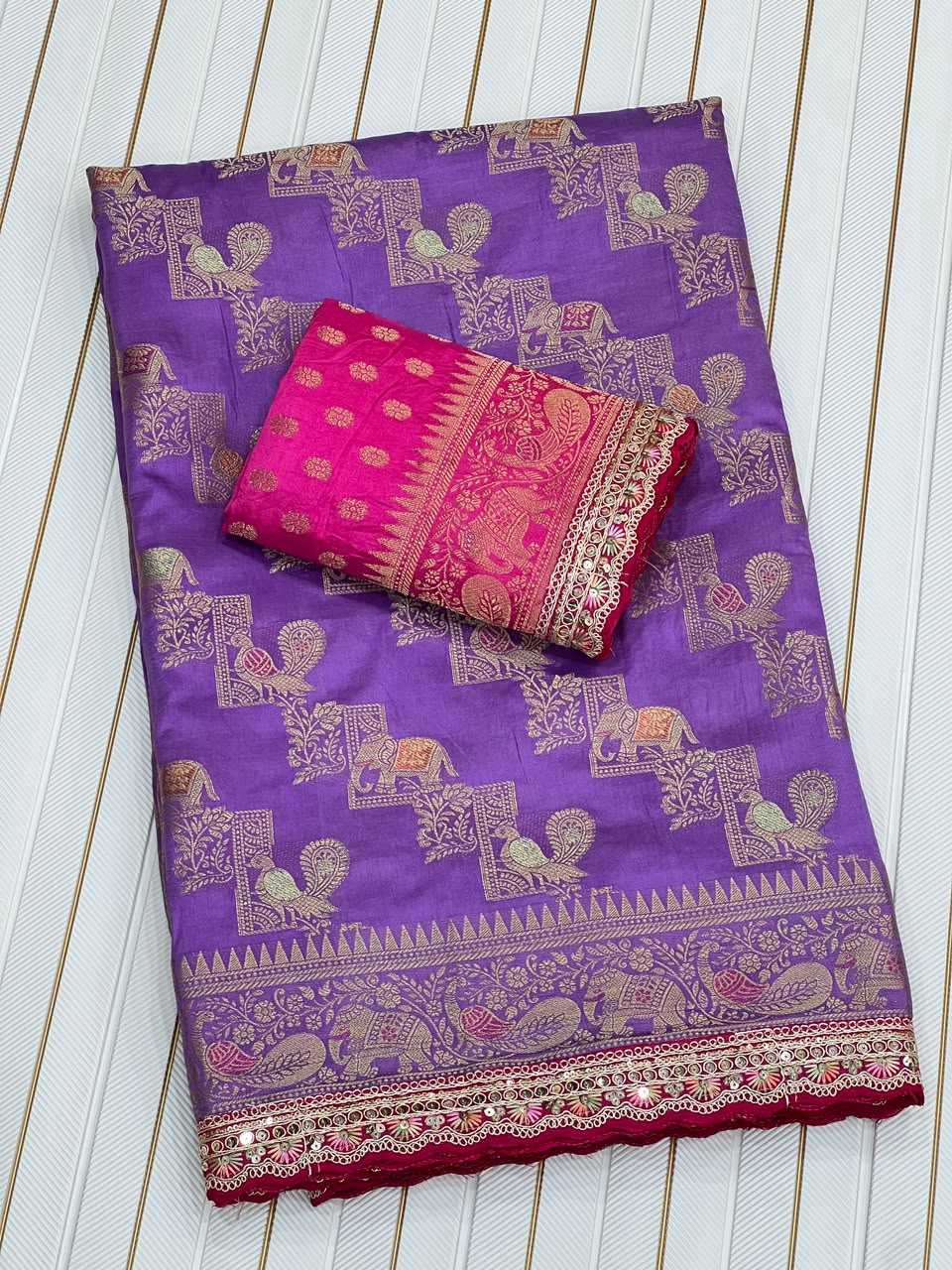Trast Dola Silk Designer Saree