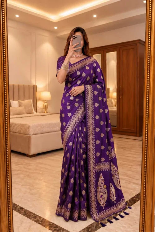 Amrita Banarasi Soft Silk Saree
