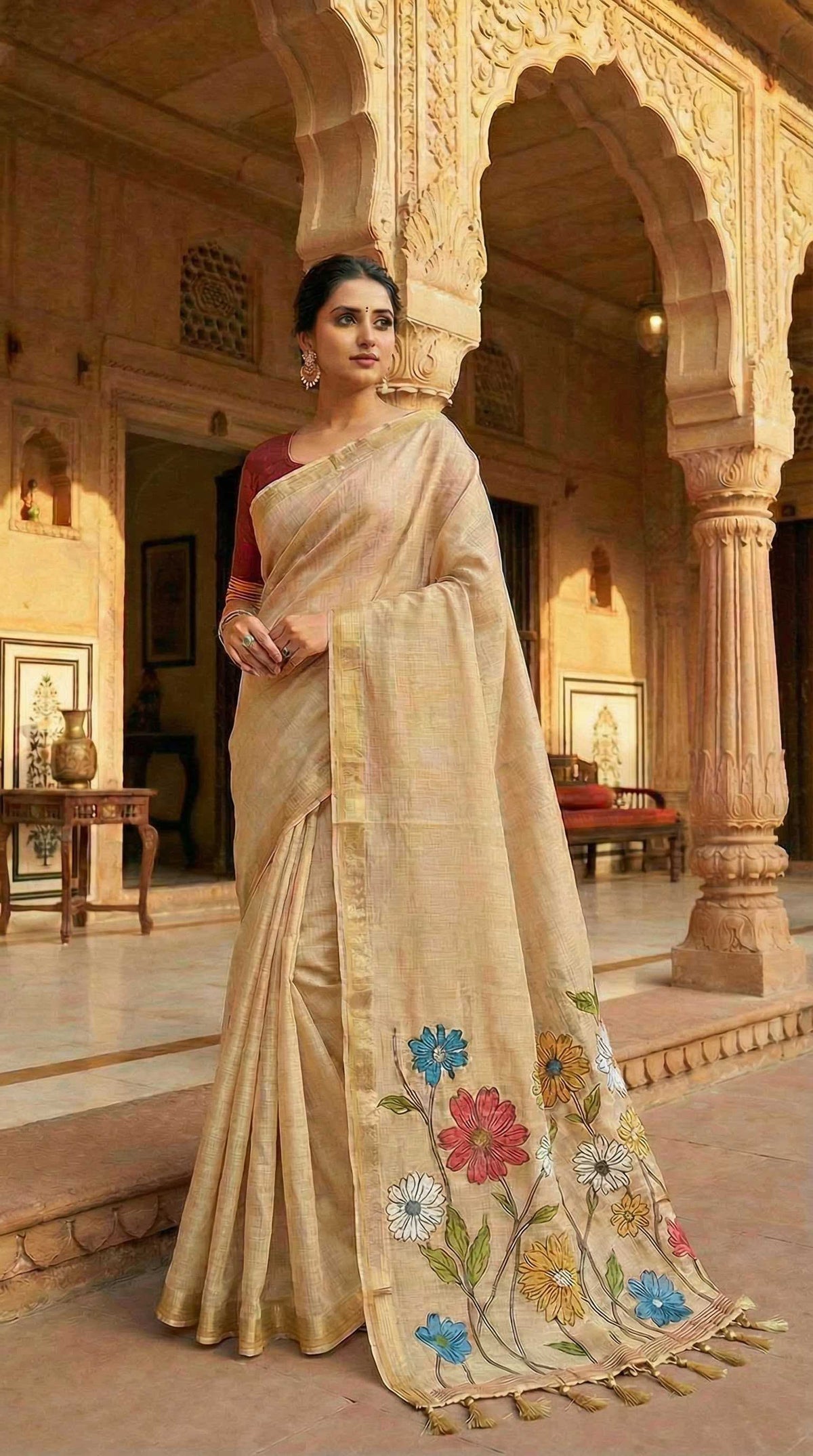 Arya Pure Cotton Saree