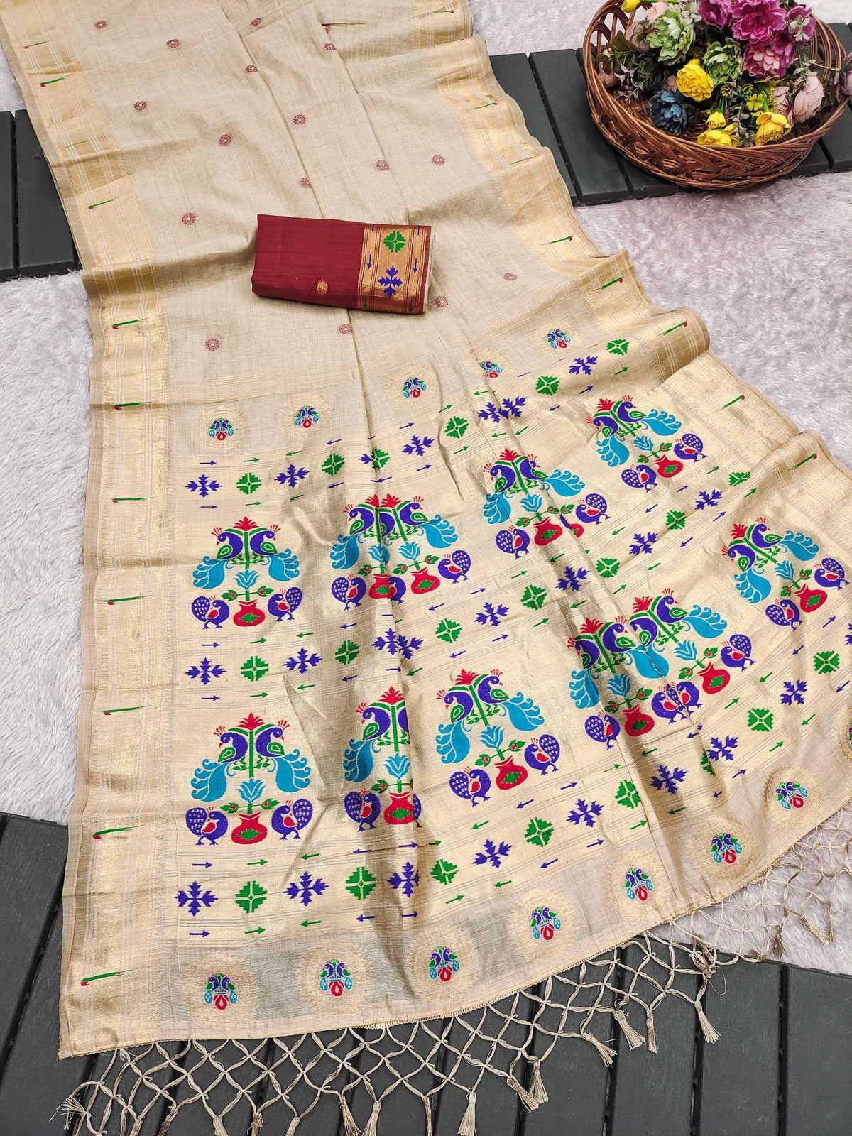 Gargi Soft Cotton Designer Saree