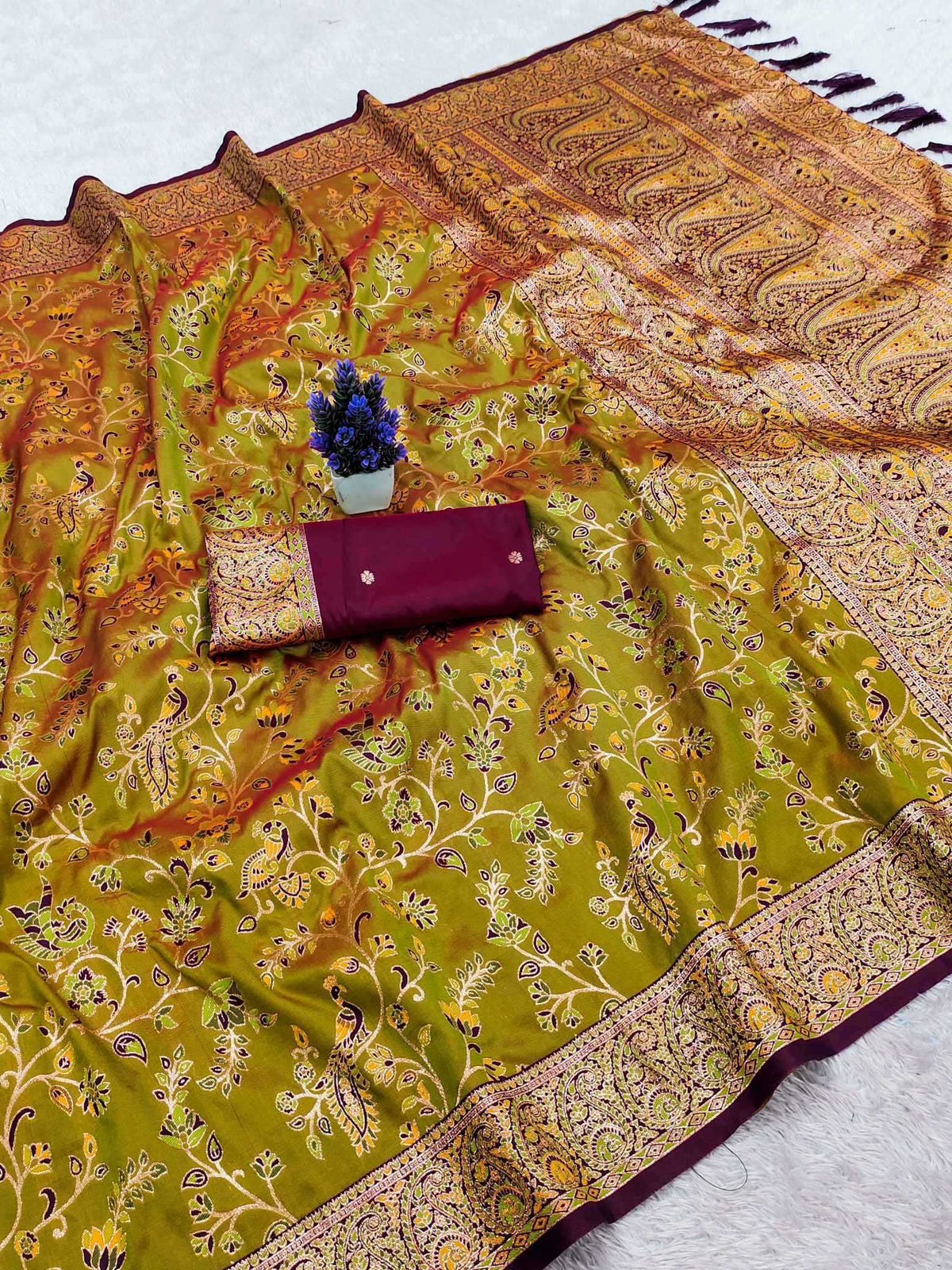 Ishita Banarasi Soft Silk Saree