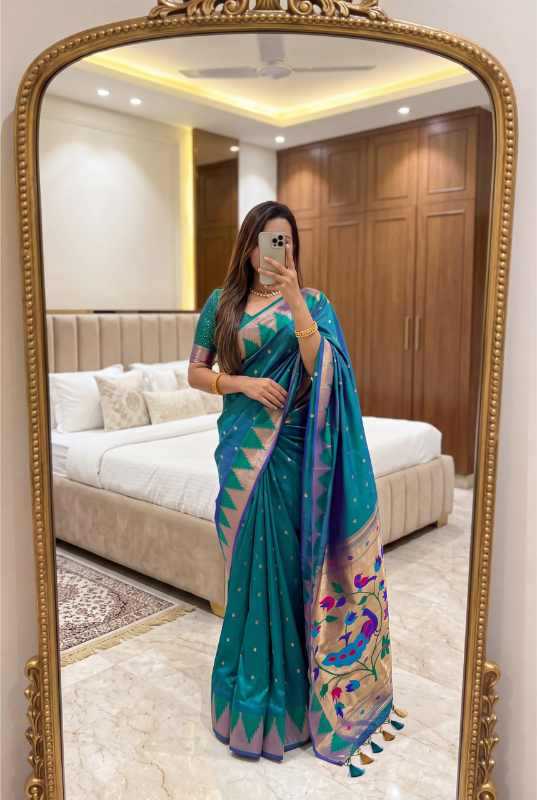 Pallu Paithani Silk Designer Saree