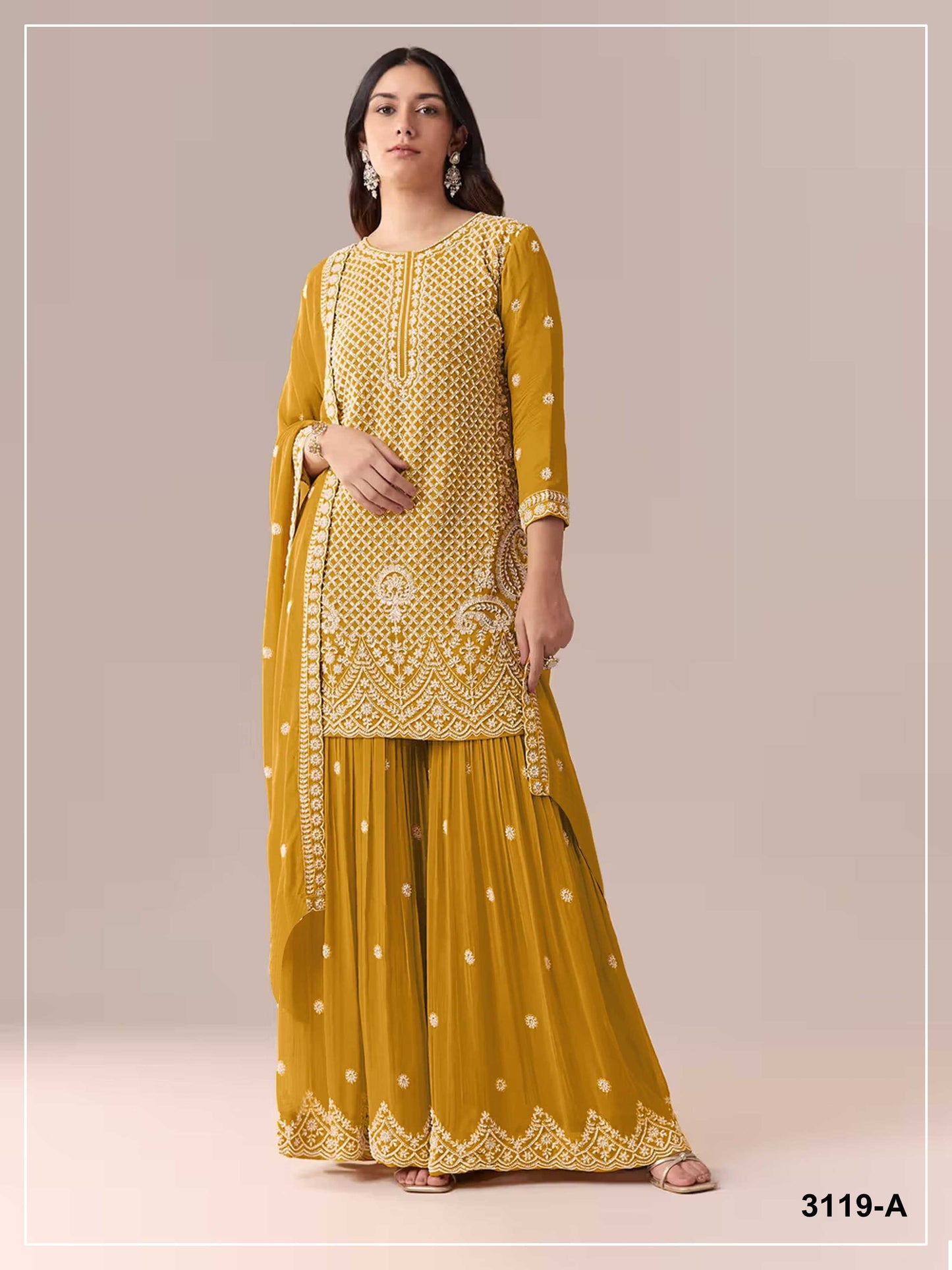 Georgette Embroidery Suit
