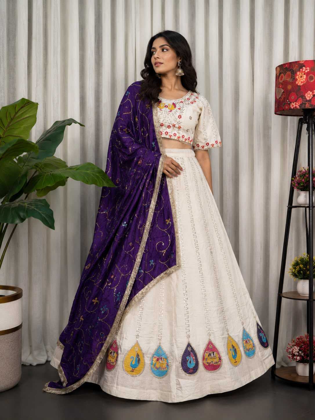 Vichitra Silk Lehenga