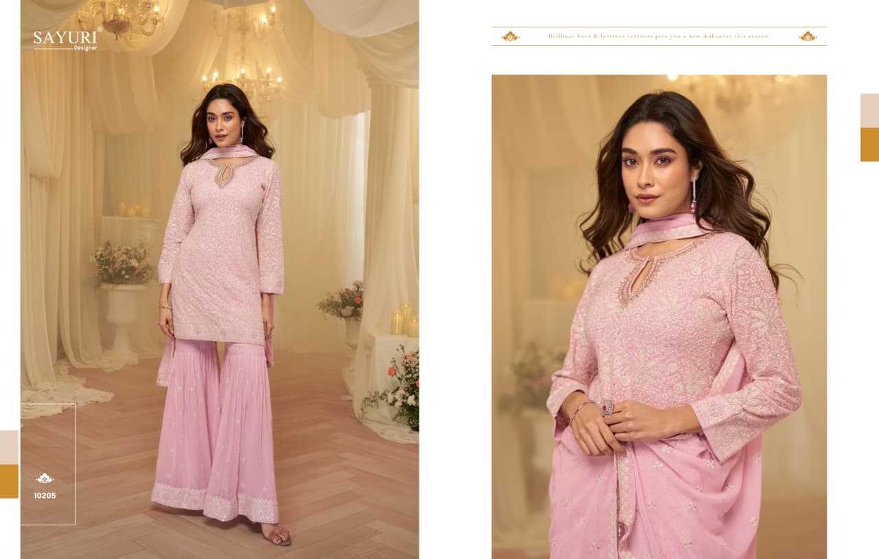 Georgette Sharara Salwar Suit