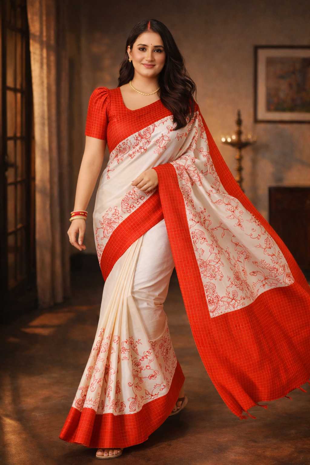 Tussar Silk Saree