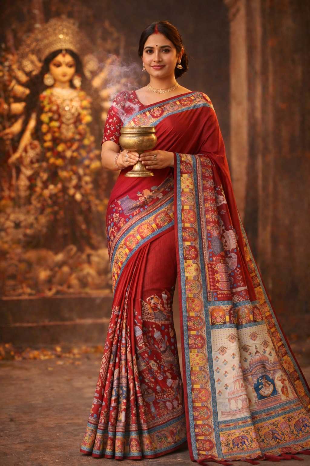 Tussar Silk Saree