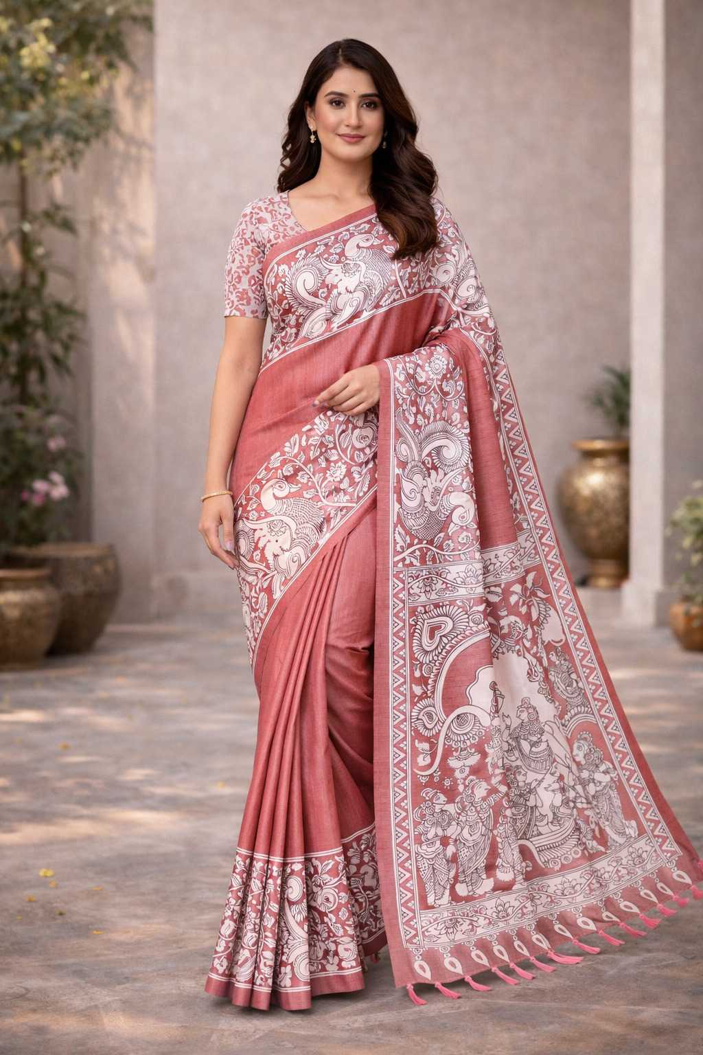Tussar Silk Saree