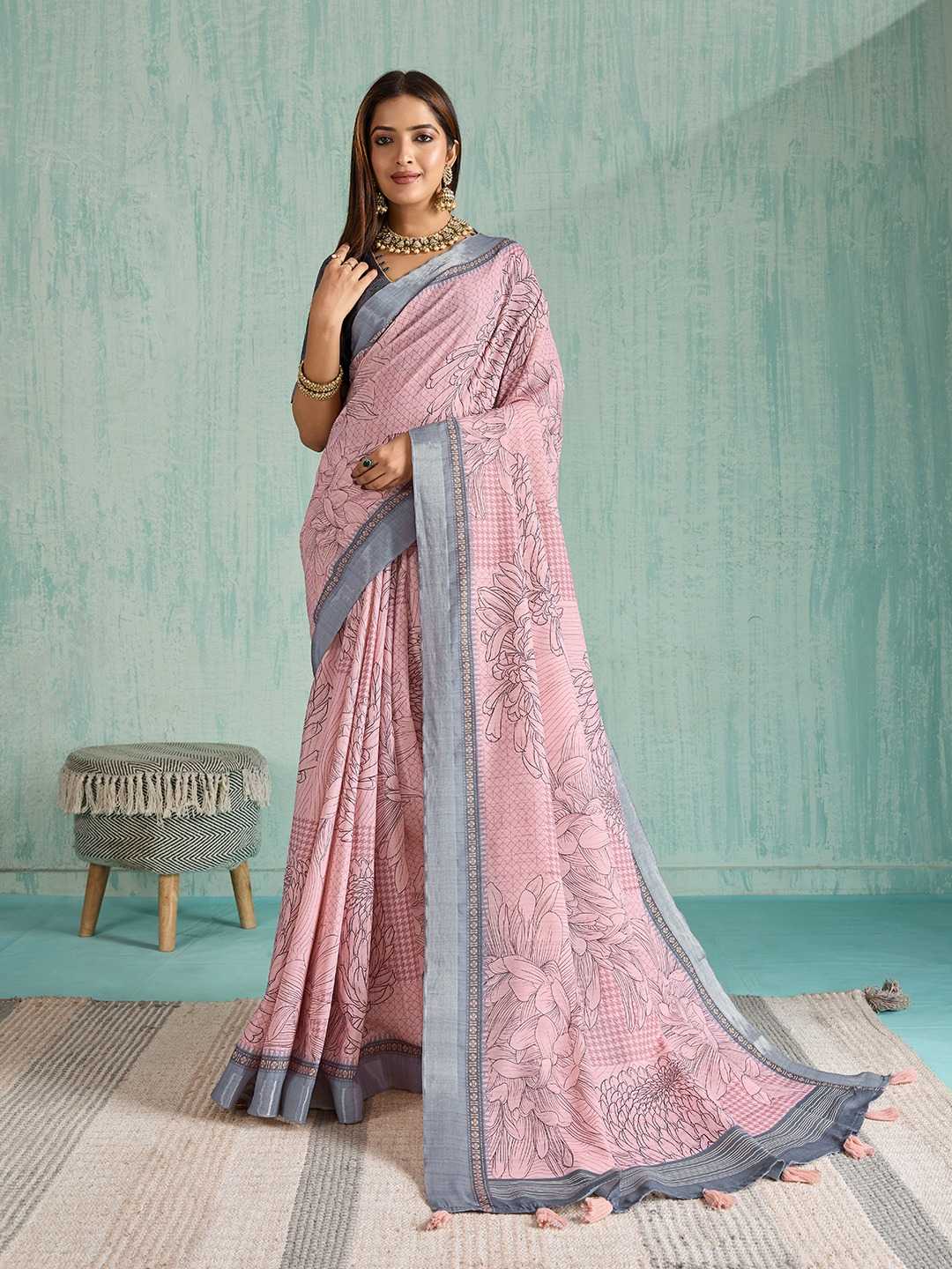 Silk Printed Saree