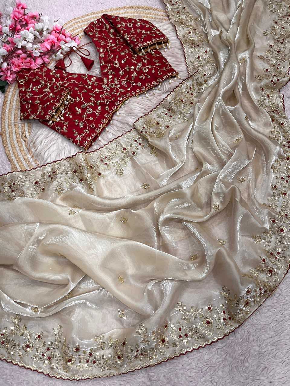 Space Silk Traditional Saree