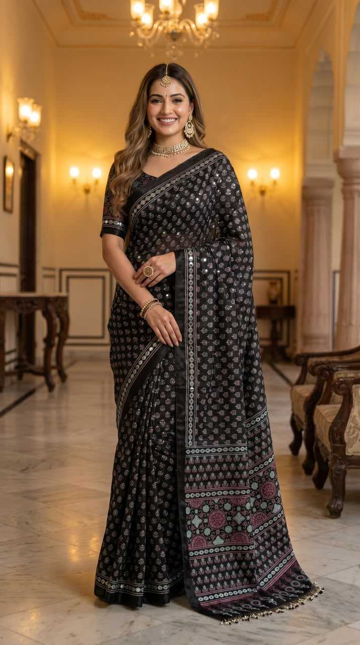 Crepe Silk Designer Saree