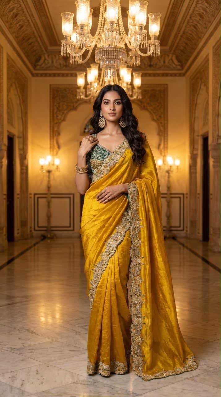 Sartin Satin Designer Saree