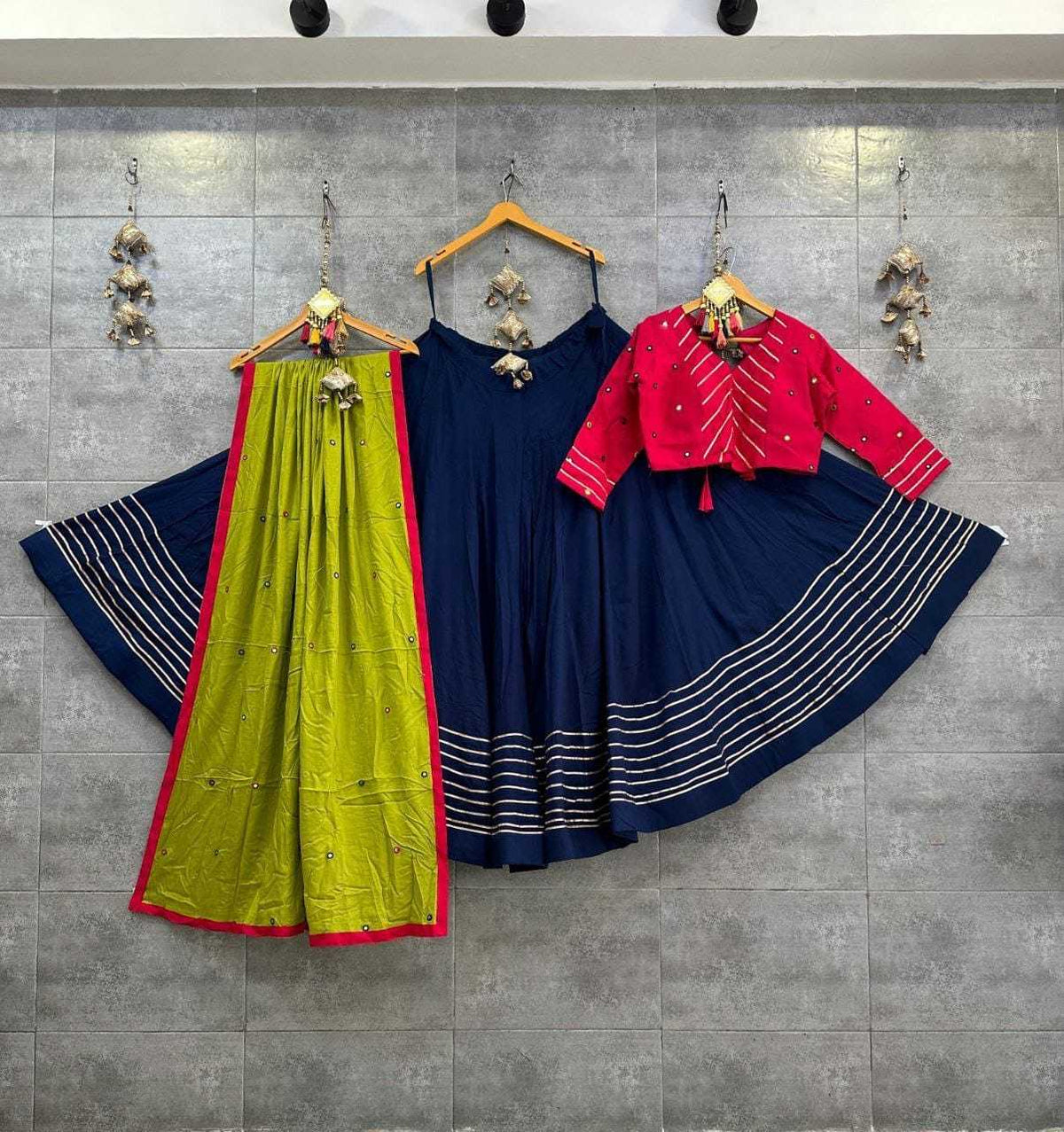 Aindhri Cotton Fancy Lehenga