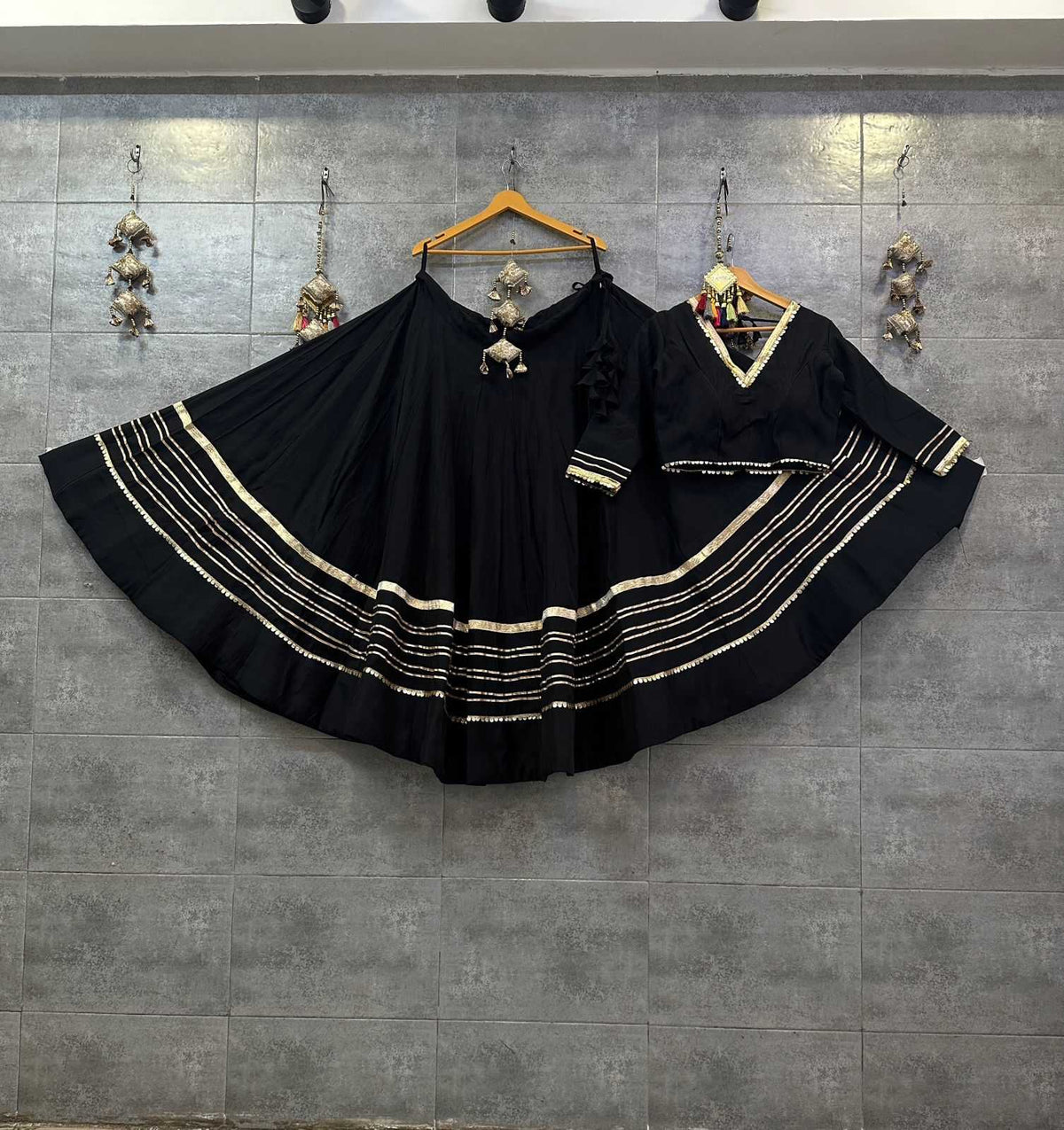 Heavy Roman Silk Designer Lehenga