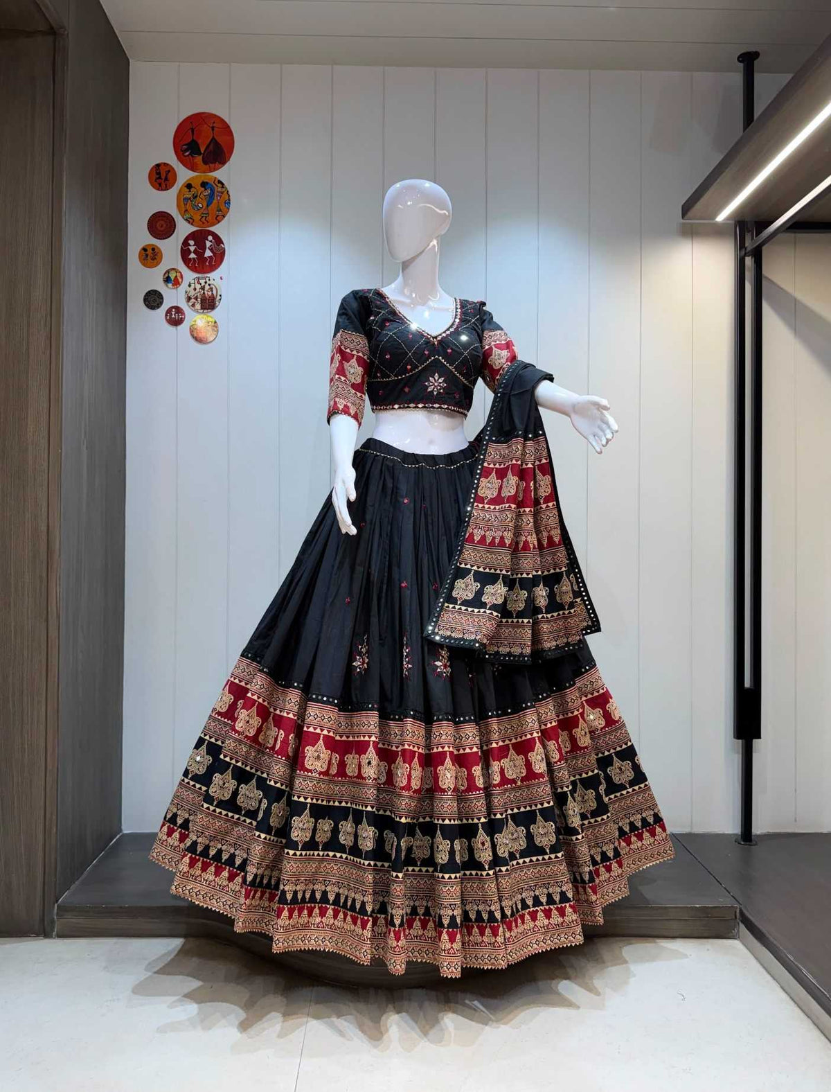 Kalash Cotton Cambric Fancy Lehenga