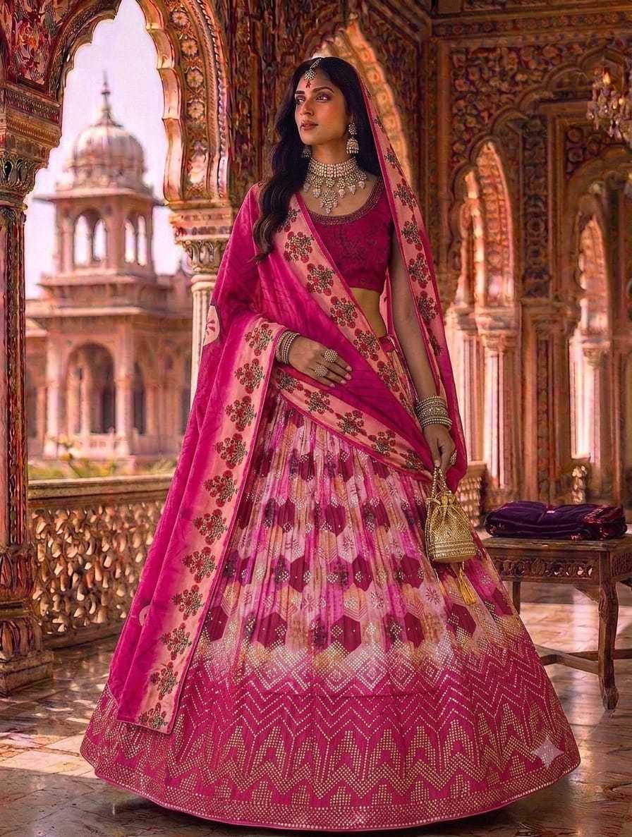 Kavyanika Chinon Fancy Lehenga