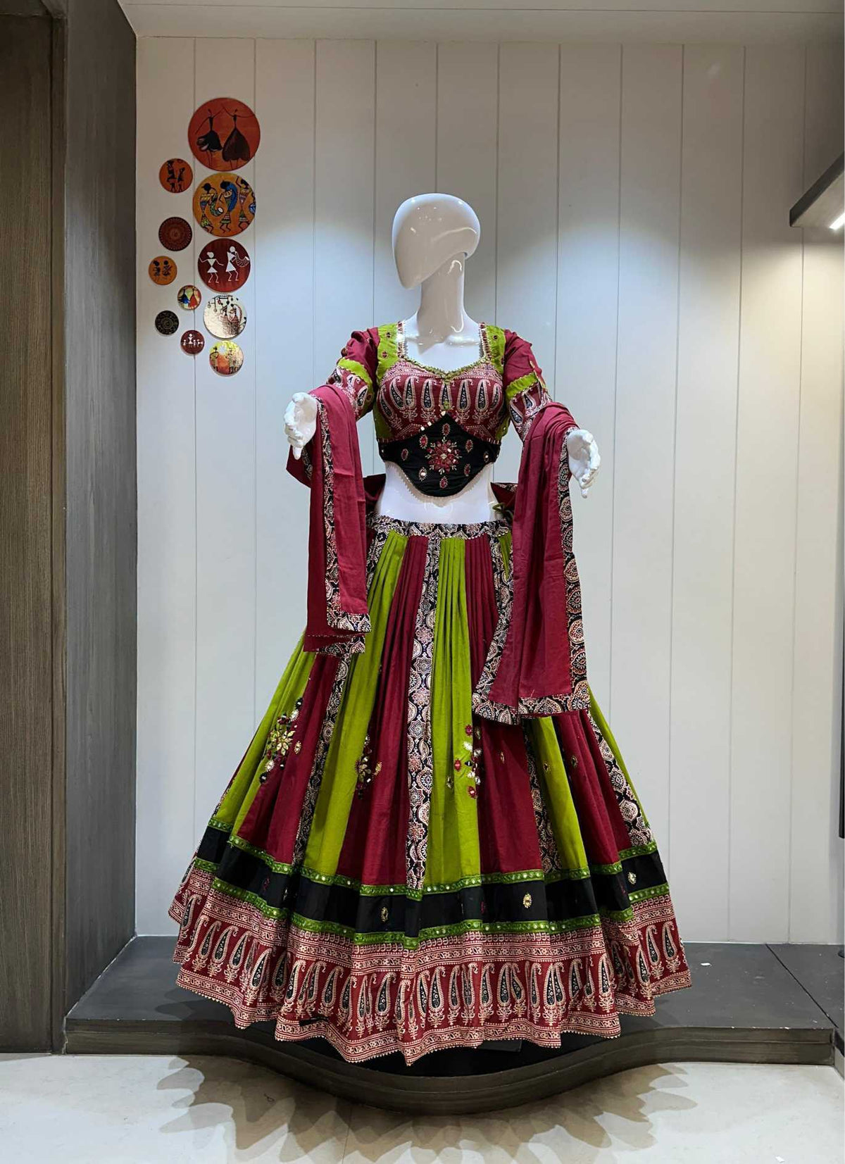 Keri Butta Fancy Printed Lehenga