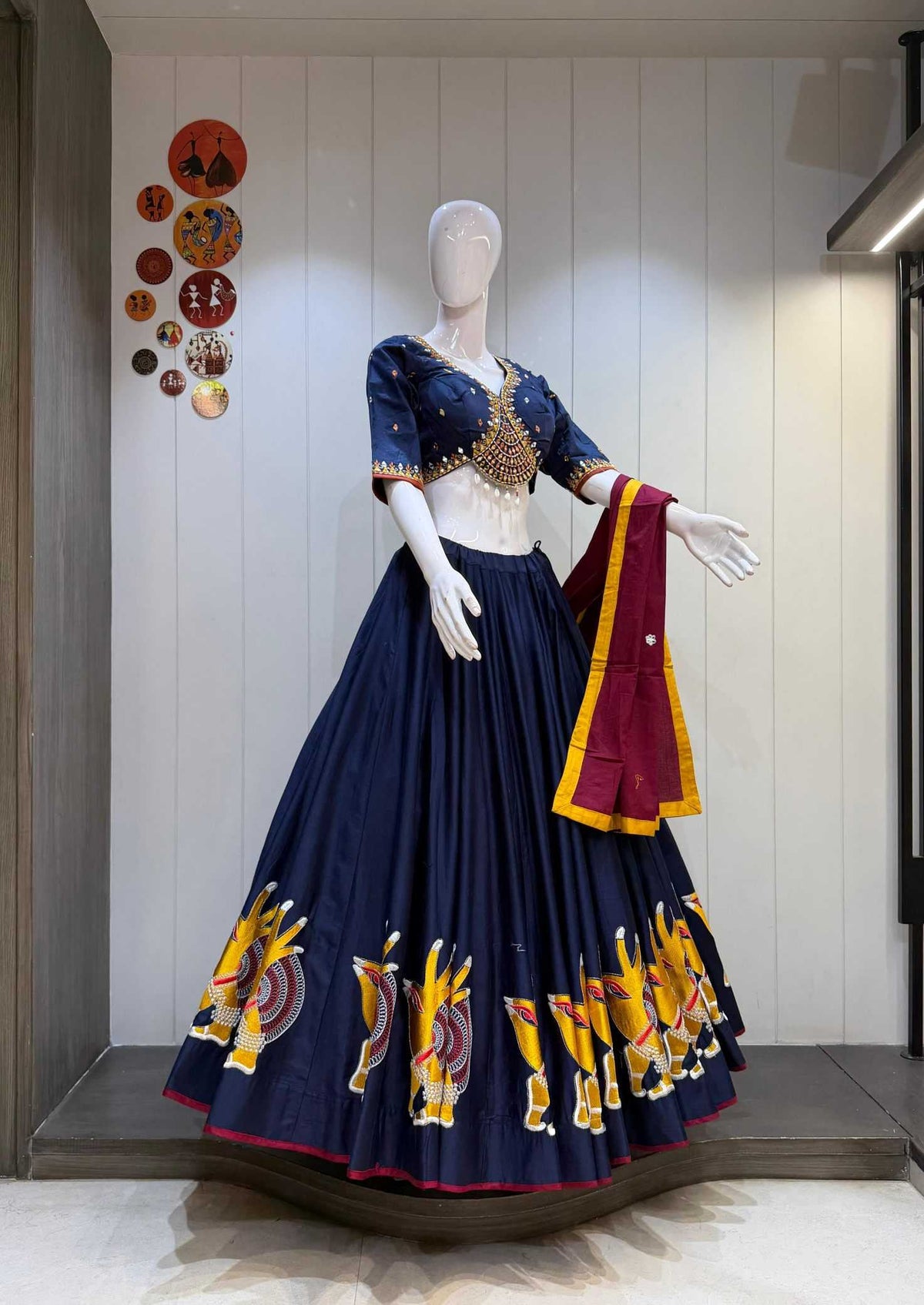 Pagla Soft Cotton Silk Designer Lehenga