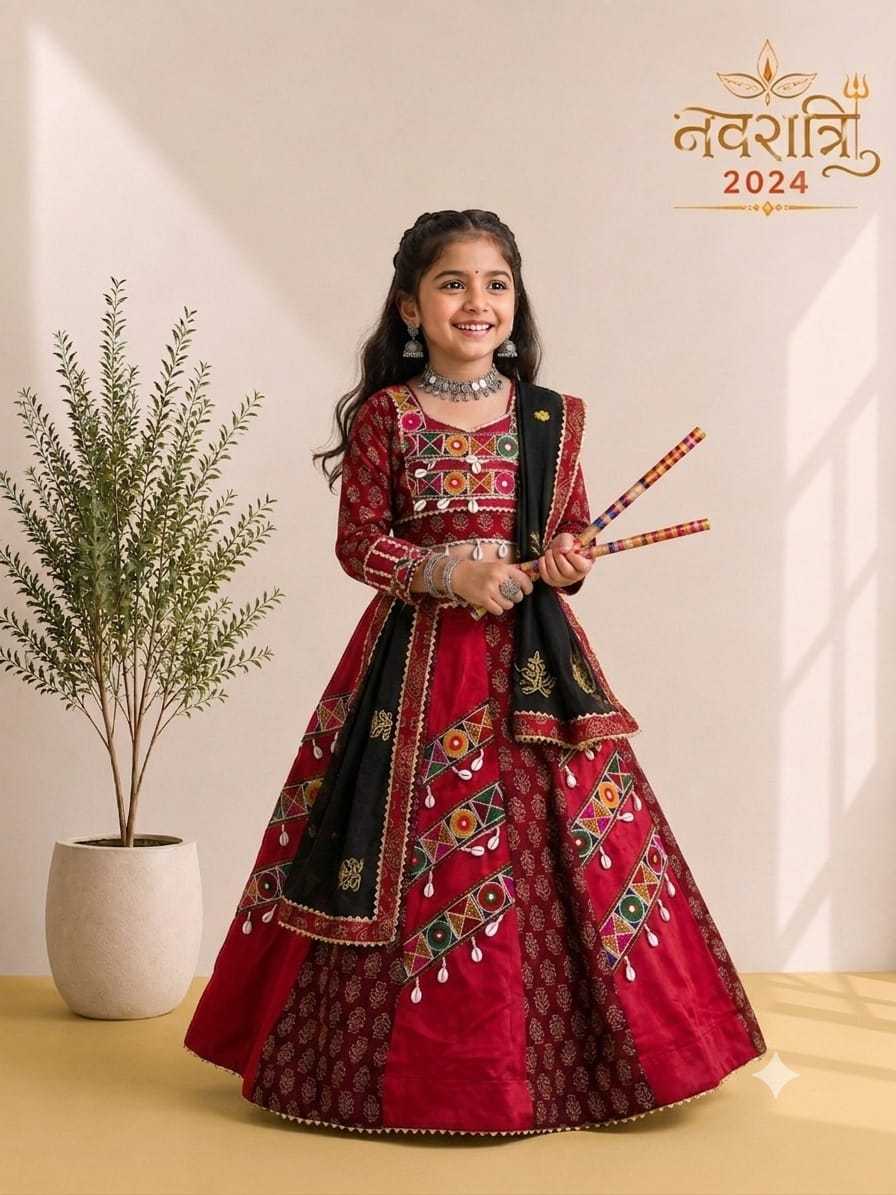 Payal Cotton Kids Lehenga
