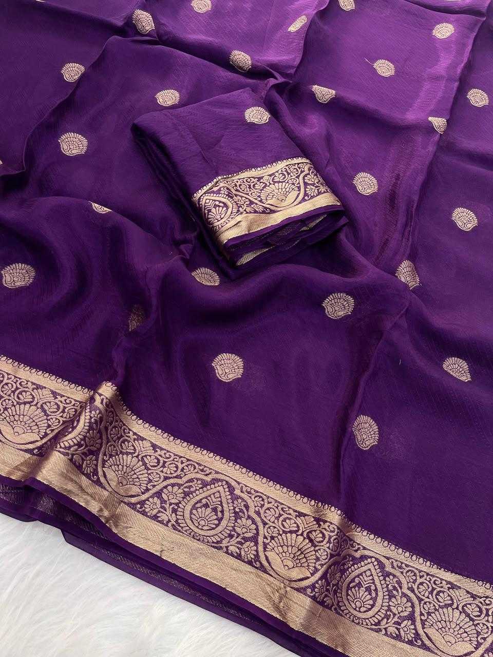 Crepe Designer Saree
