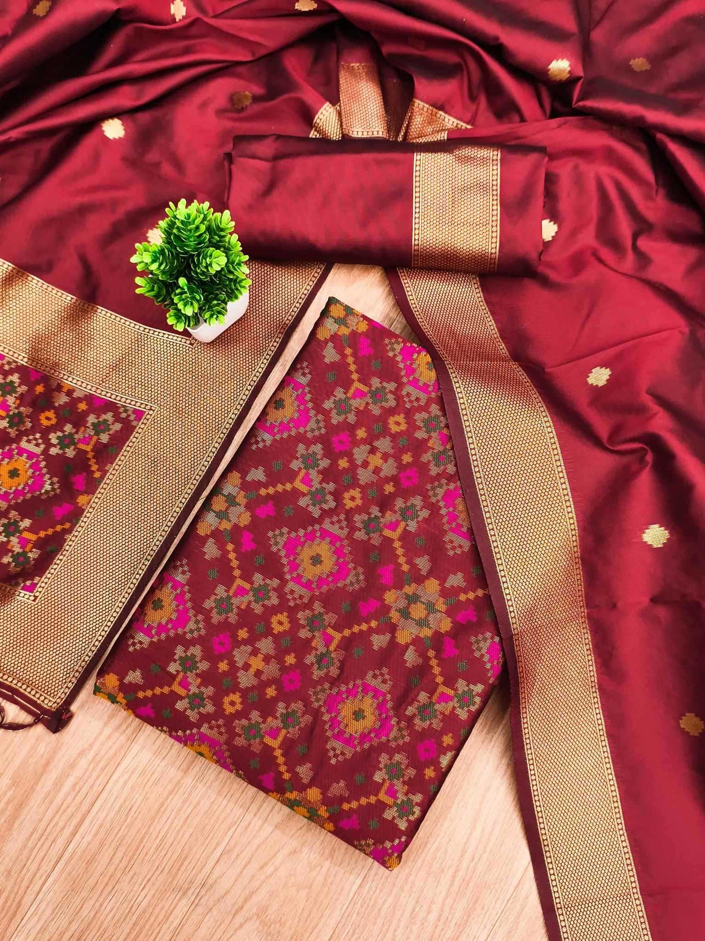 Patola Silk Ladies Suit
