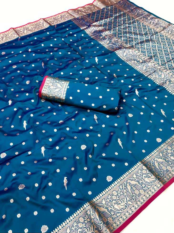 Maher Banarasi Soft Silk Designer Saree