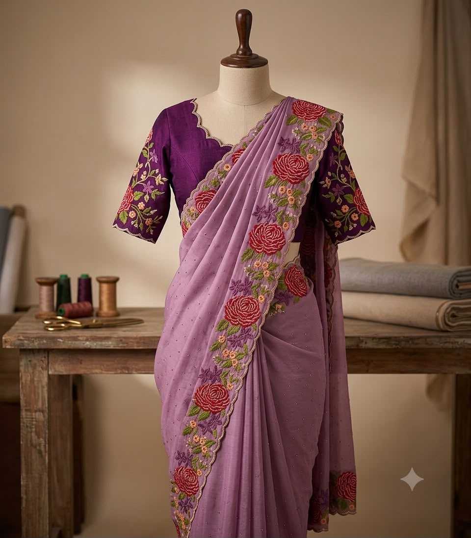 Georgette Fancy Saree