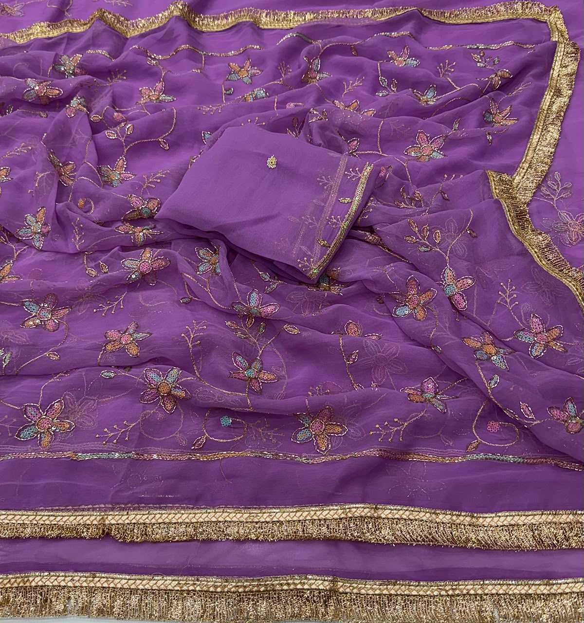 Georgette Designer Saree