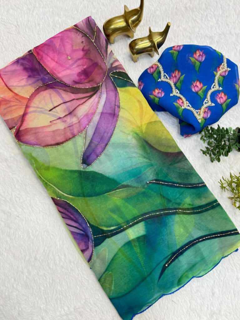 Printed Saree