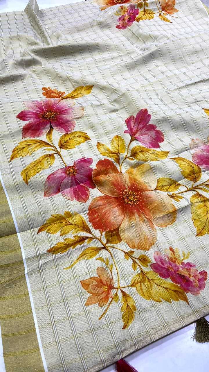 Cotton Printed Saree