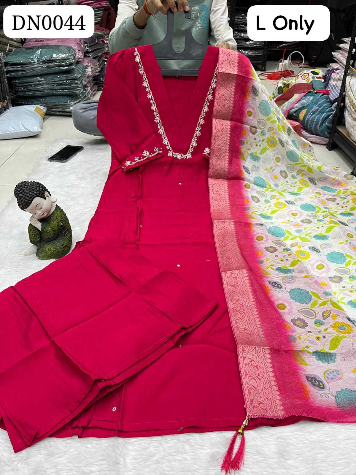 Heavy Roman Silk Fancy Kurti