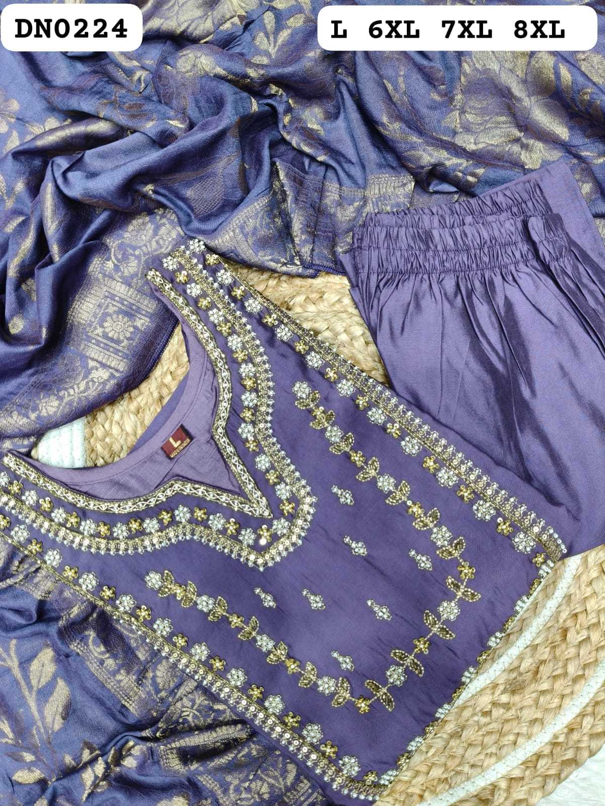 Heavy Roman Silk Party Wear Kurti