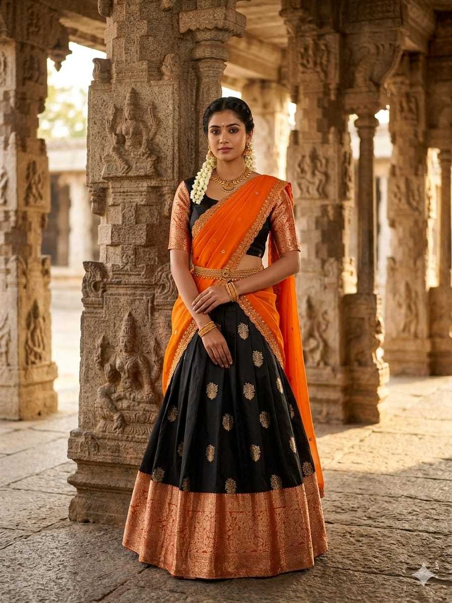 Kanjivaram Silk Traditional Lehenga