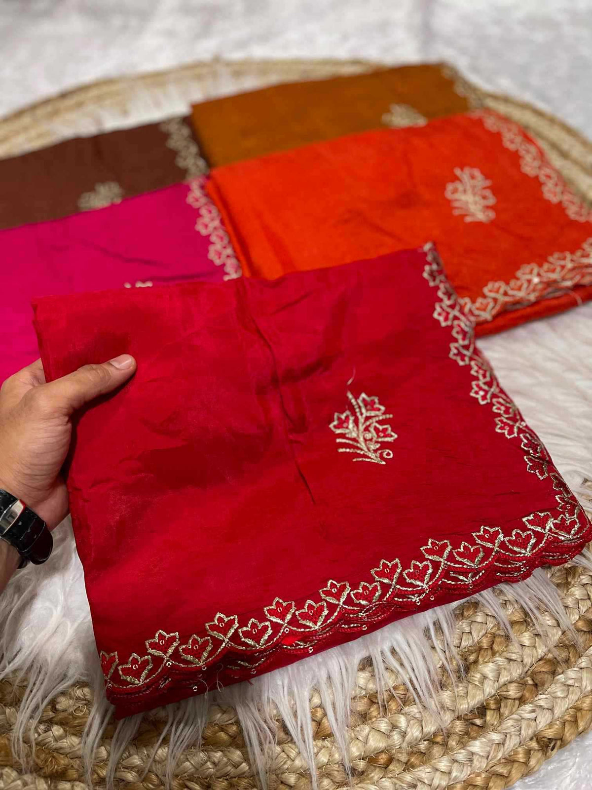 Aamaniya Pure Silk Designer Saree