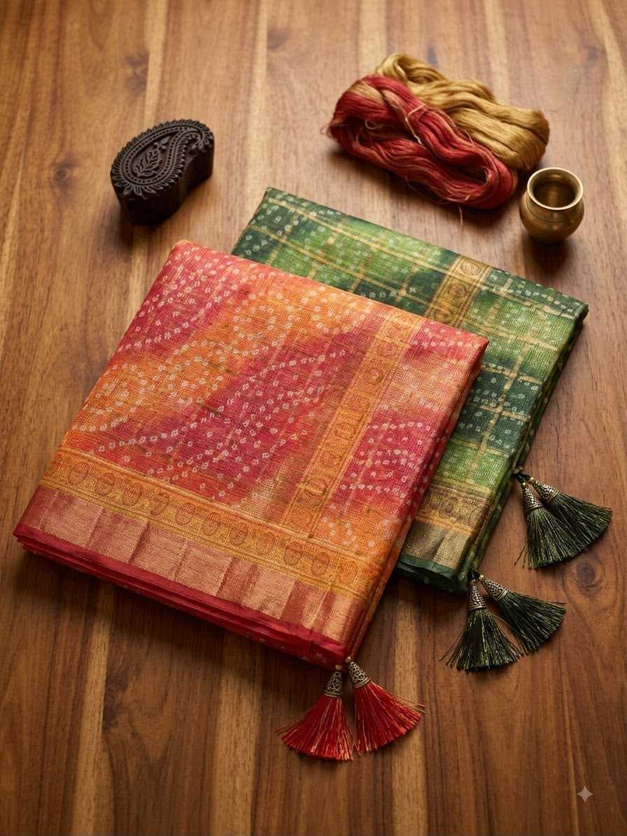 Ahaana Kota Chex Designer Saree