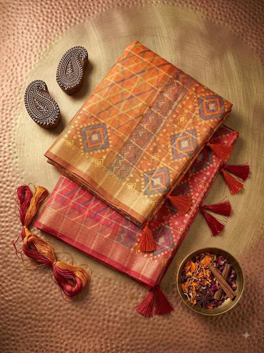 Akshara Kota Checks Designer Saree