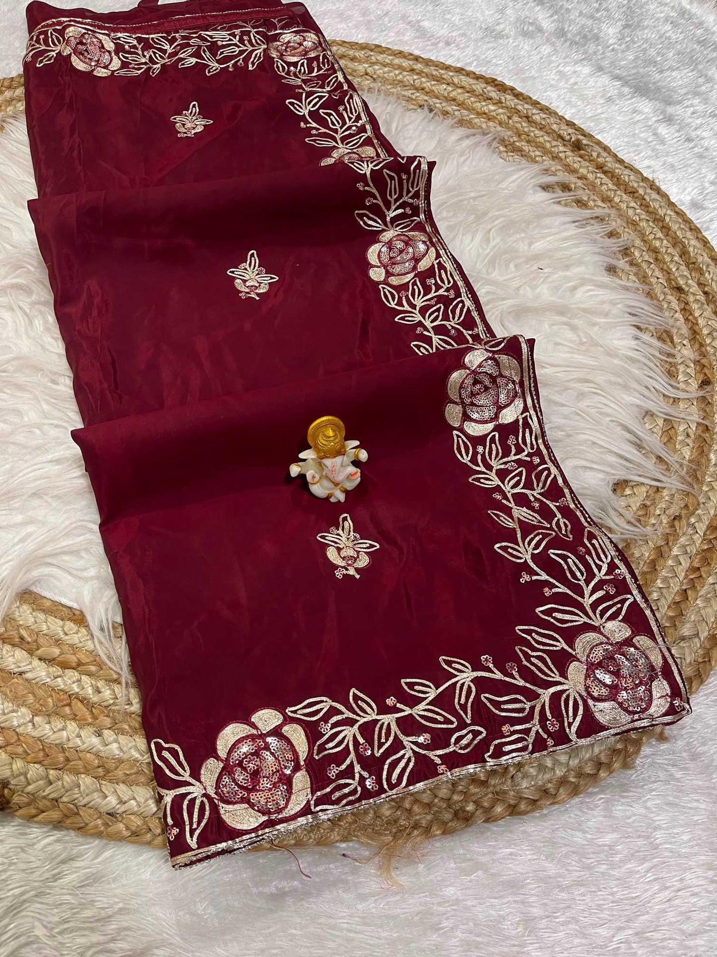 Pure Silk Party Wear Saree