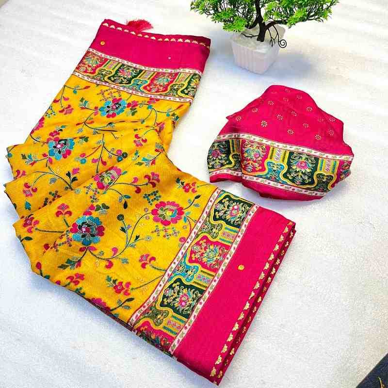 Pashmina Fancy Saree