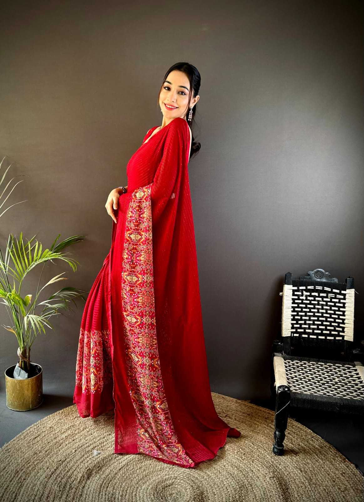 Nafiza Georgette Printed Saree
