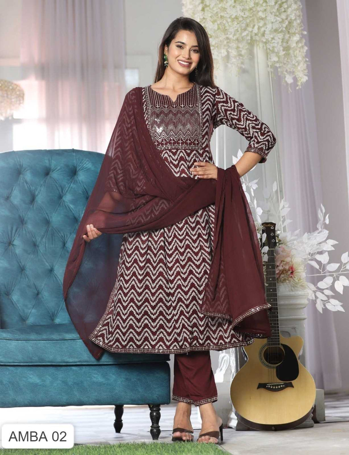 Rayon Ladies Suit