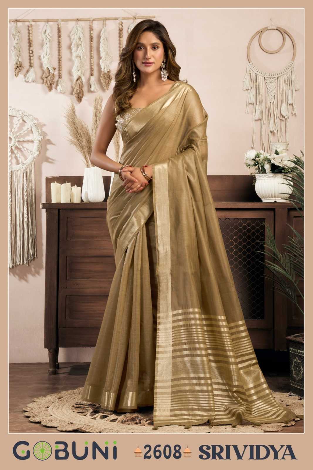 Khadi Cotton Designer Saree