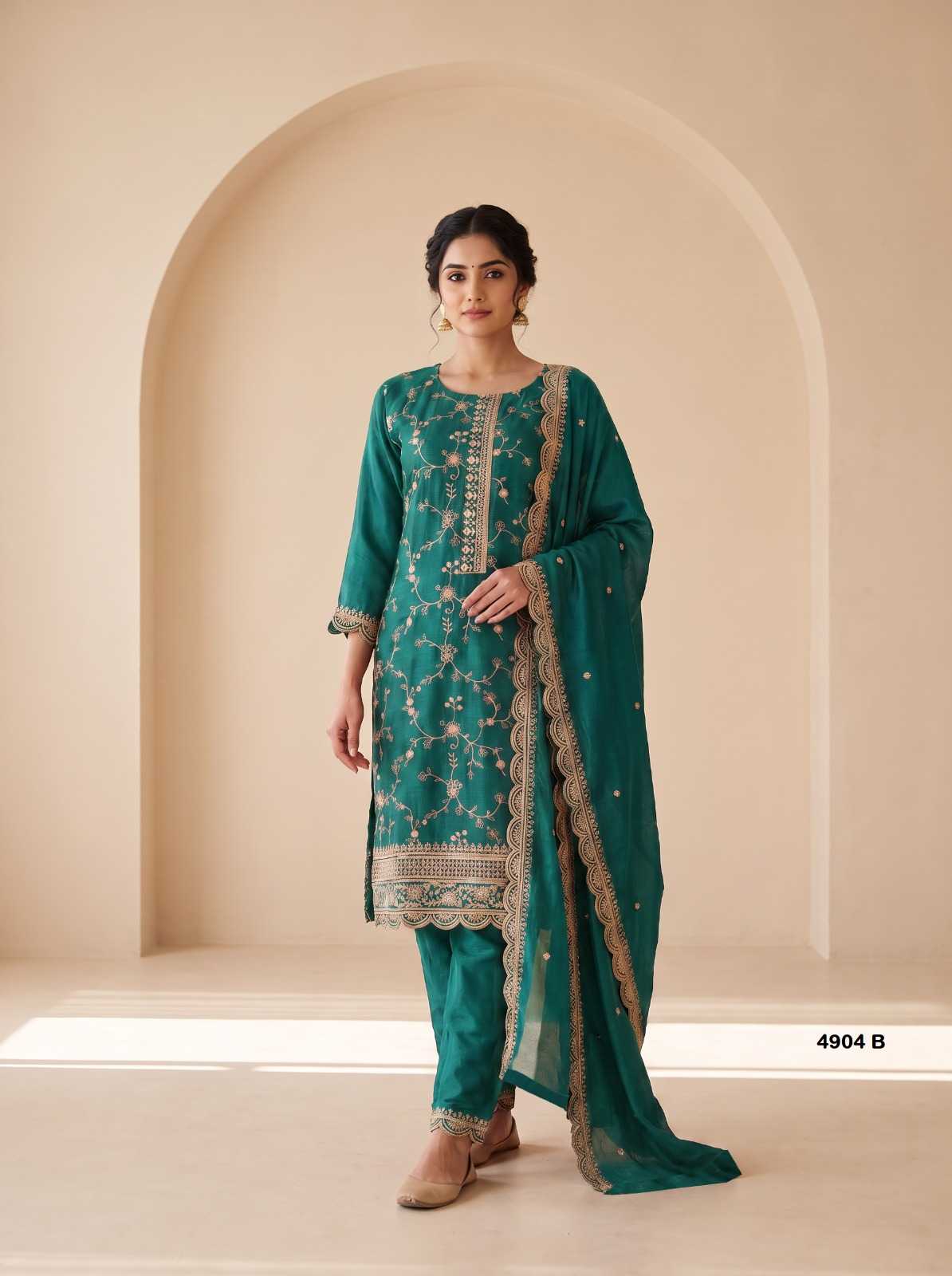 Chinon Silk Ladies Suit
