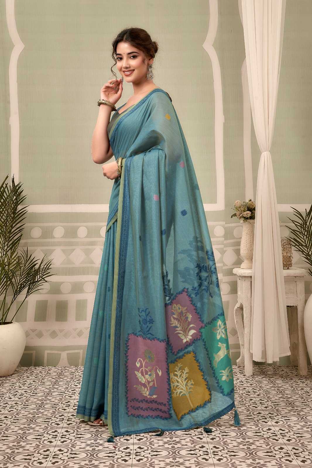 Gobuni Sushma Cotton Designer Saree