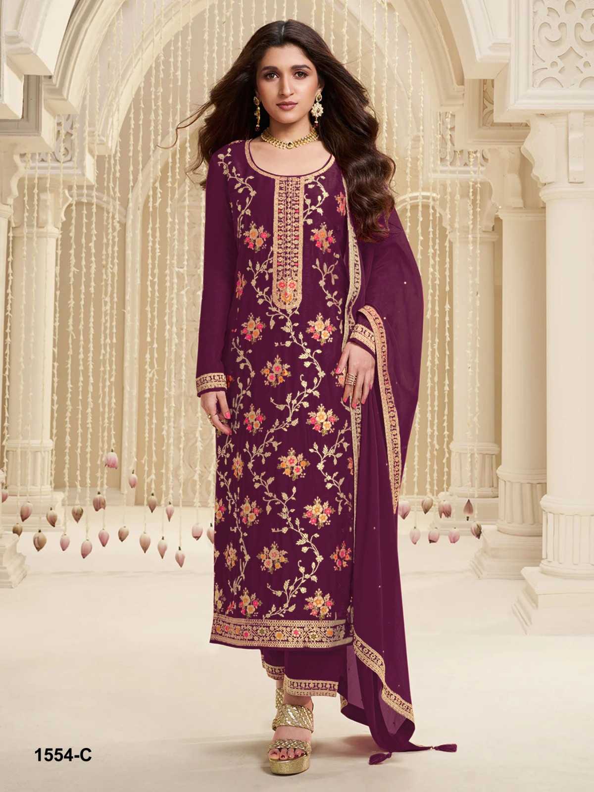Meena Pure Viscos Embroidery Suit