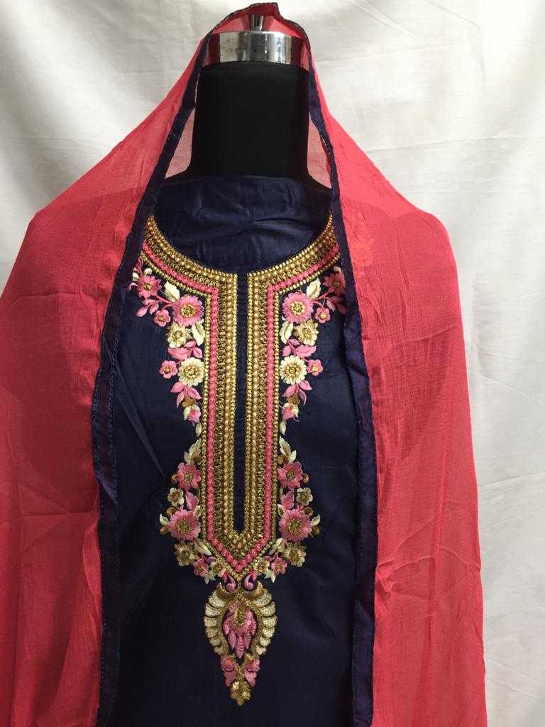 Patiyala Cotton Embroidery Suit