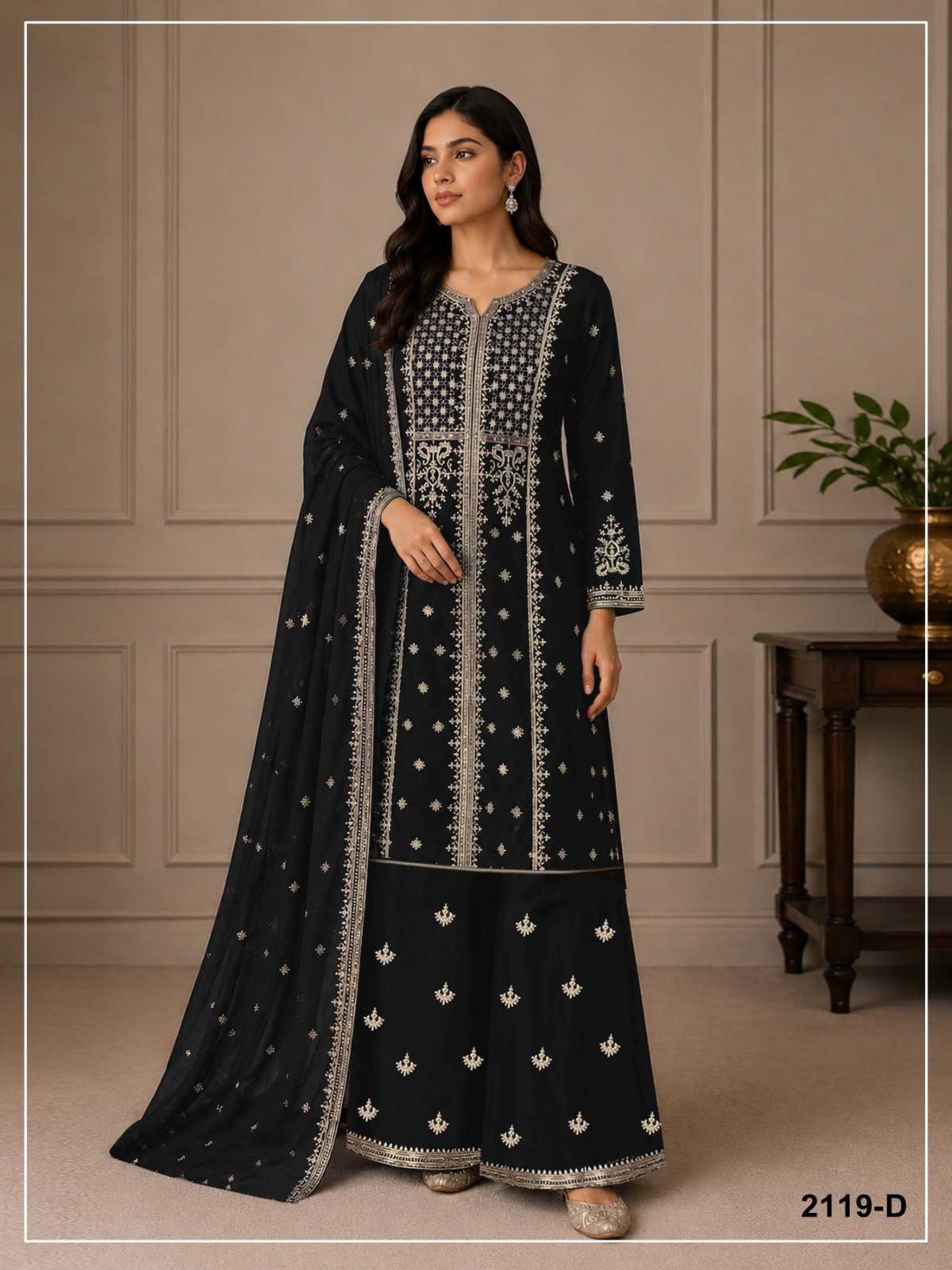 Pavitra Faux Georgette Saree